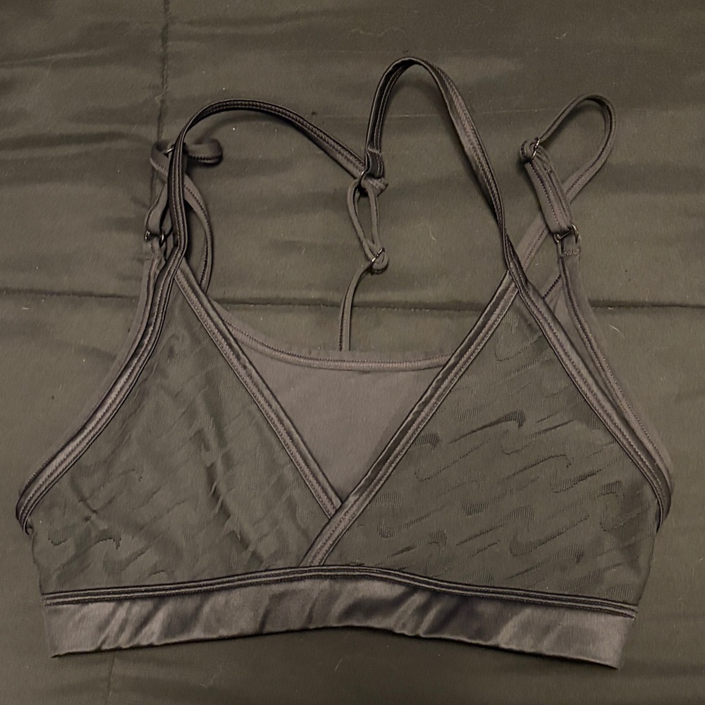 Nike Black Mesh Sports Bra